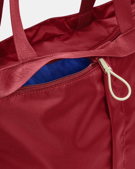 Women's UA Essentials Tote Bag, Red, pdpMainDesktop image number 2